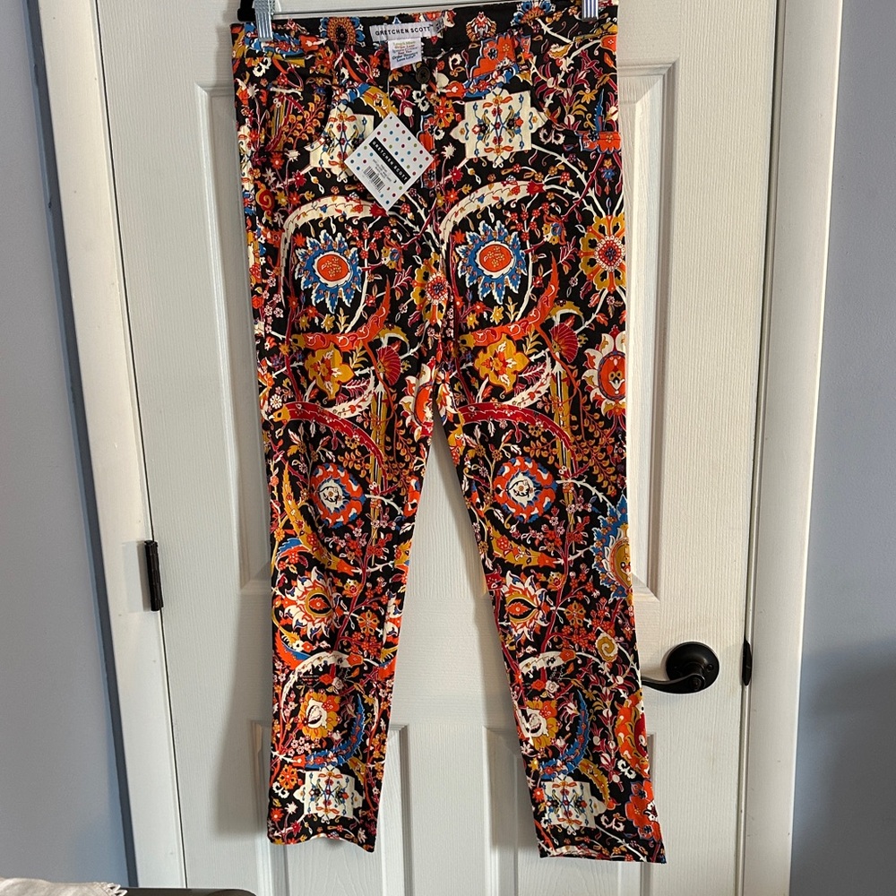 Gretchen Scott Designs Floral Multicolor Pants